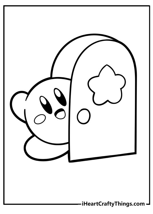 Kirby Coloring Pages