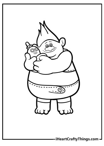 Troll Coloring Pages free printables