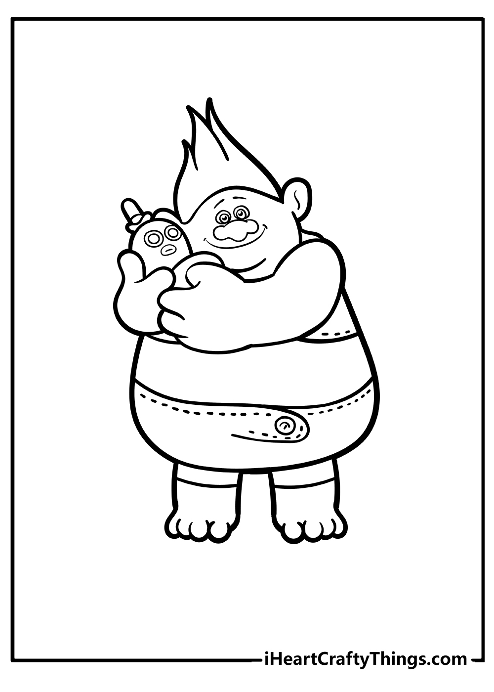 singing mouth coloring page