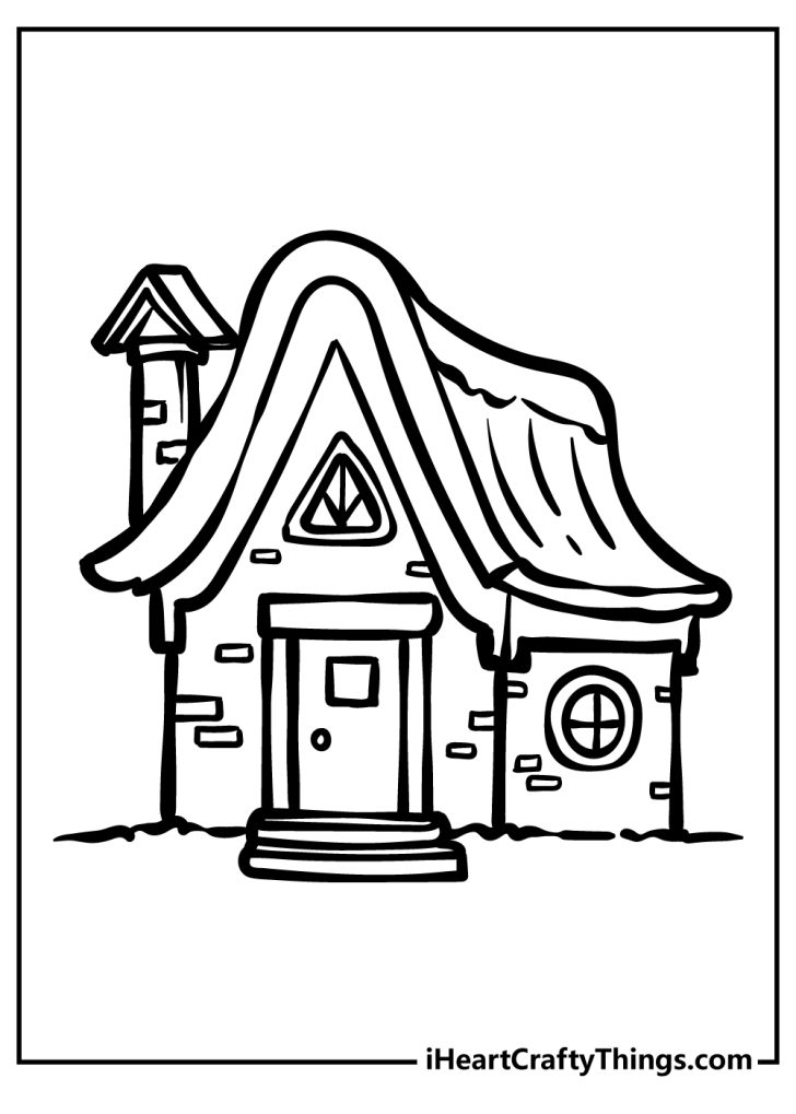 House Coloring Pages (100% Free Printables)