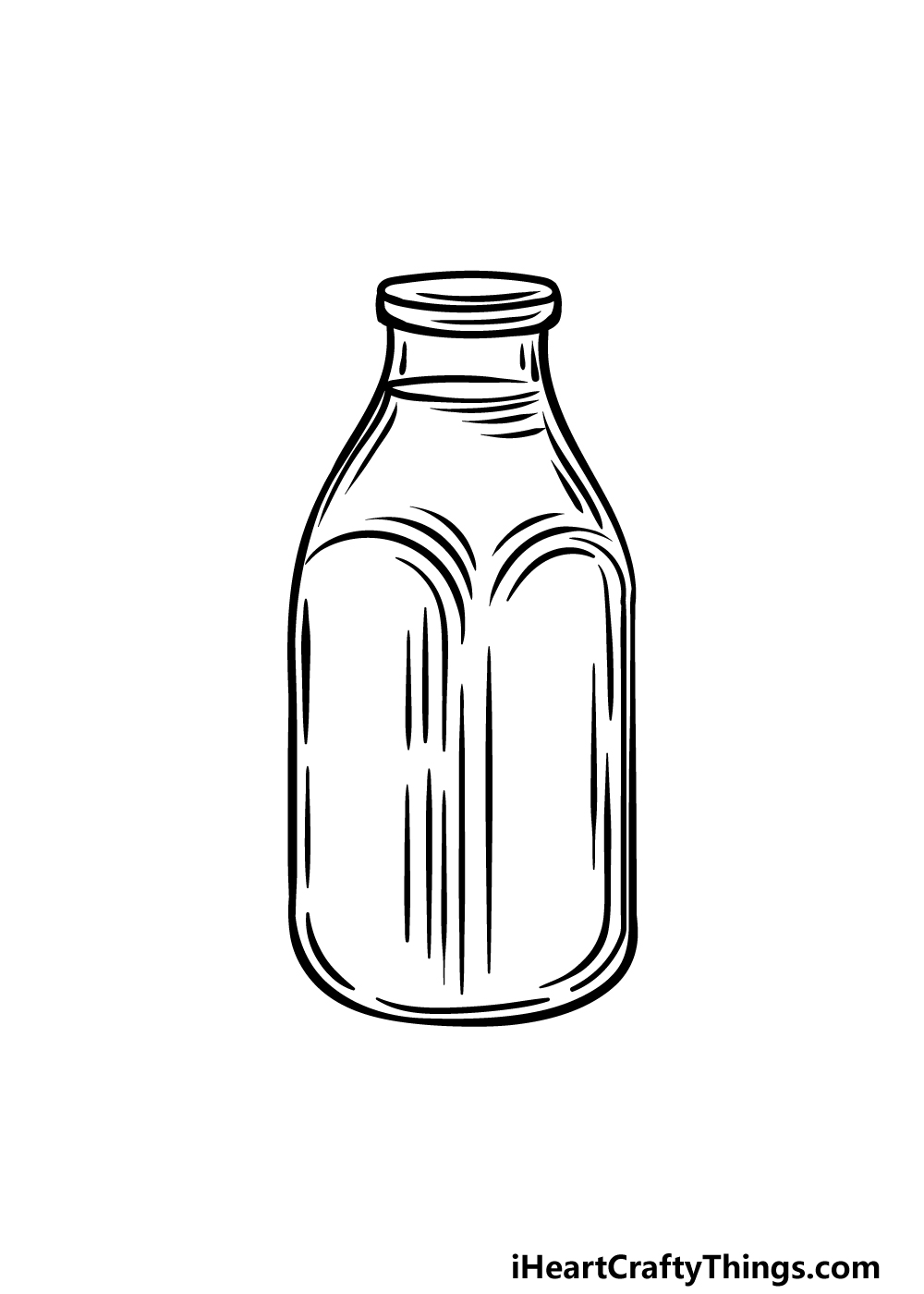 how to draw milk step 5