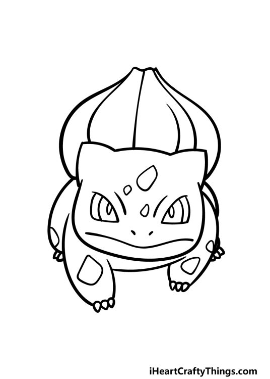 Bulbasaur Drawing How To Draw Bulbasaur Step By Step