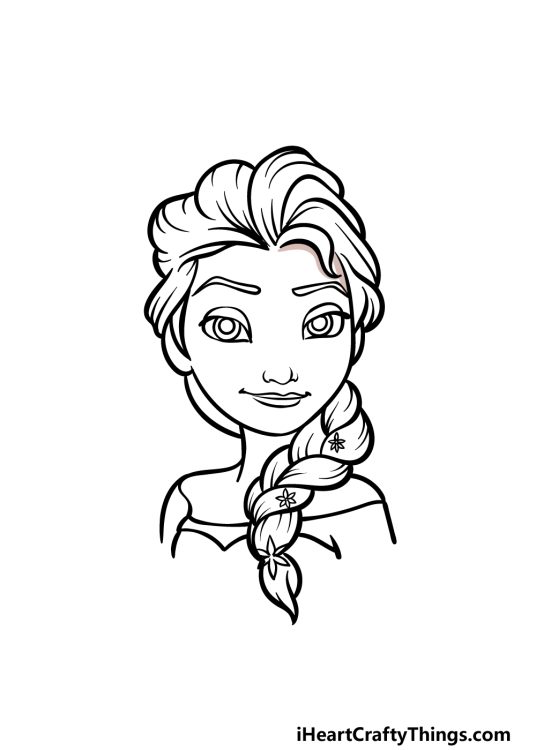 Elsa Drawing - How To Draw Elsa Step By Step