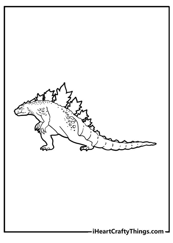 10 Printable Godzilla Coloring Pages (100% Free PDFs)