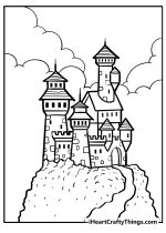Castle Coloring Pages (100% Free Printables)