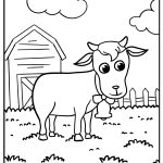 Farm Animal Coloring Pages free printable