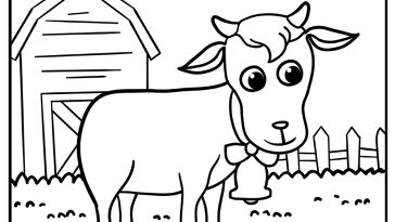 Farm Animal Coloring Pages free printable