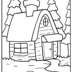House Coloring Pages free printable