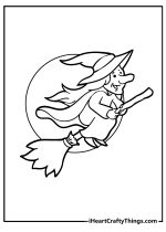 15 Witch Coloring Pages (100% Free Printables)