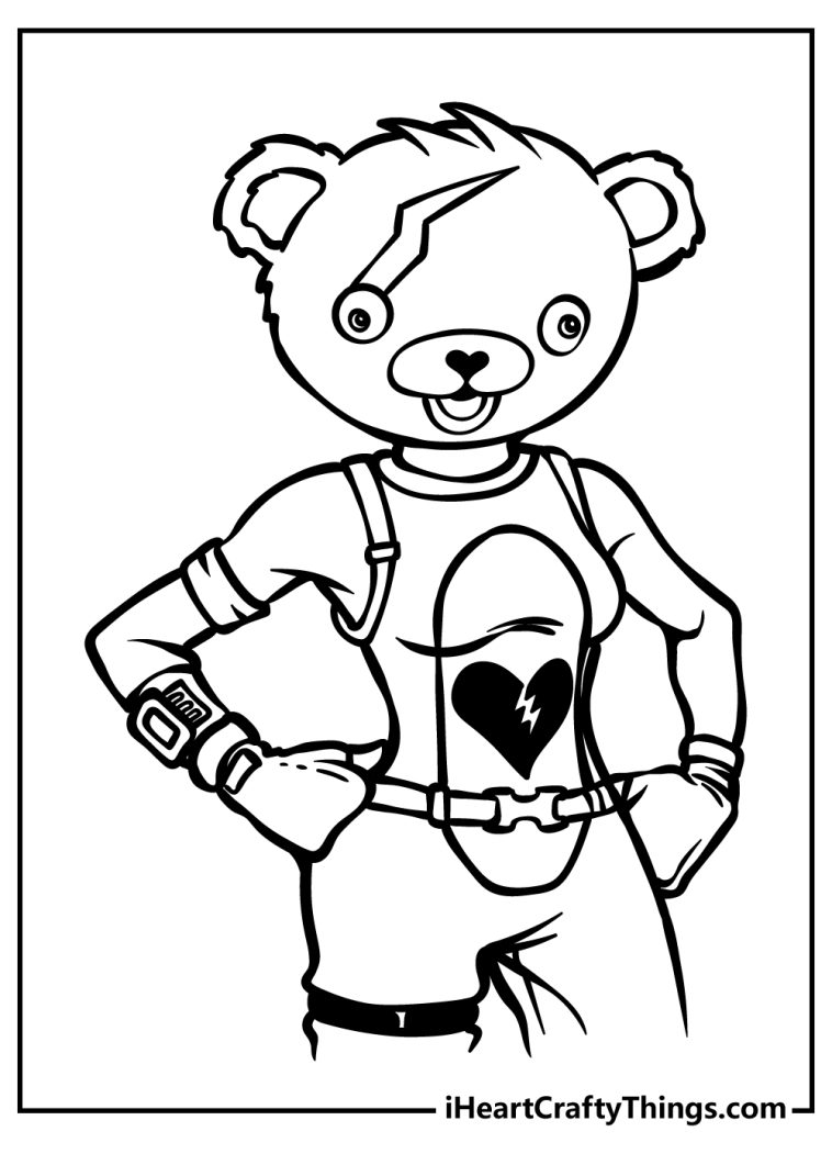 30 Fortnite Coloring Pages For Kids (100% Free Printables)