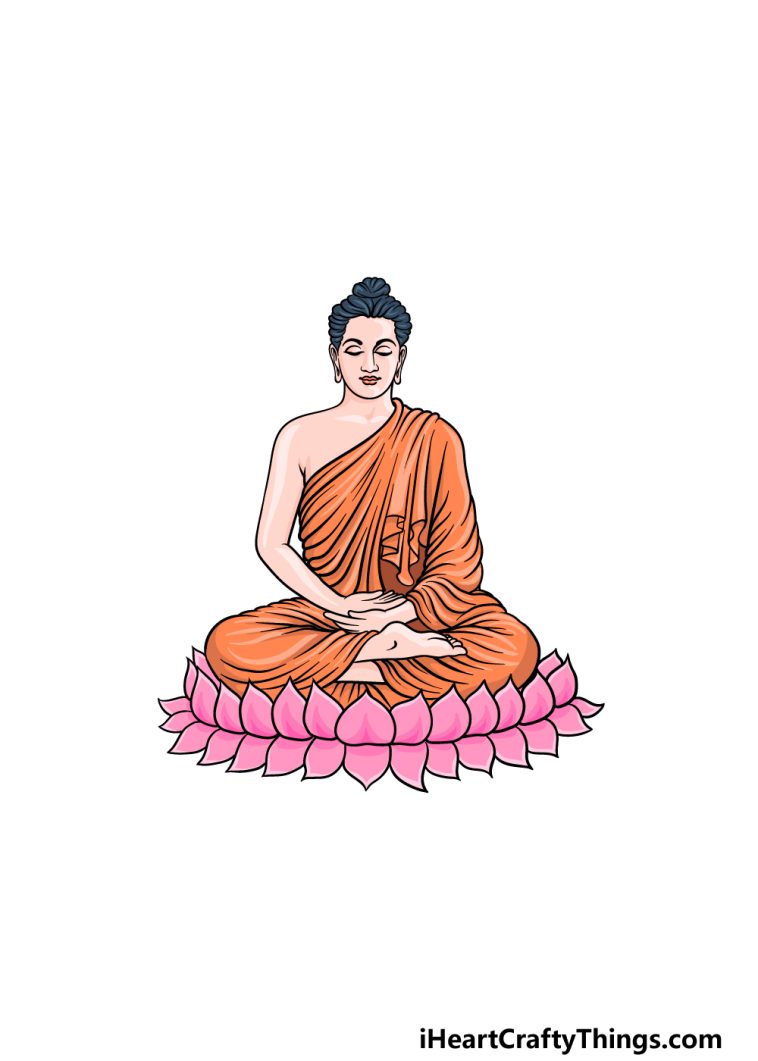 Buddha Drawing How To Draw Buddha Step By Step 