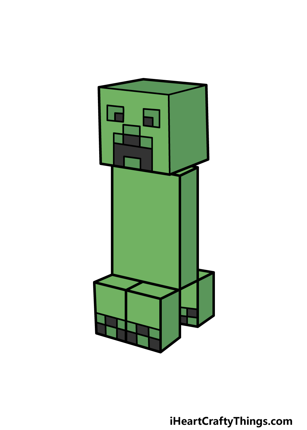 Smol King Creeper Drawing