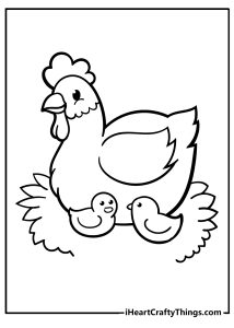 Farm Animal Coloring Pages (100% Free Printables)