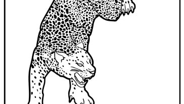 Cheetah Coloring Pages free printable