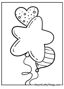 Balloons Coloring Pages (100% Free Printables)