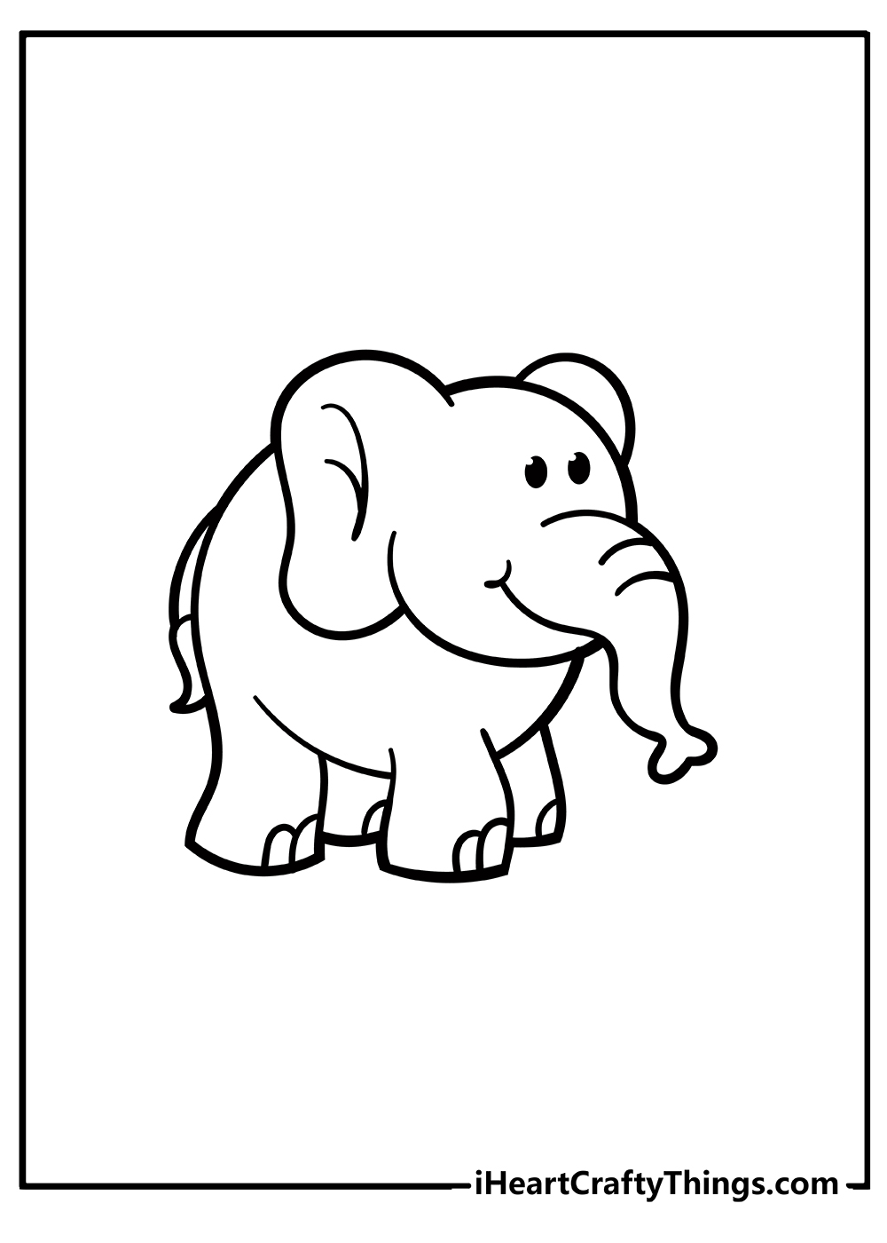 Elephant Coloring Book for adults free download