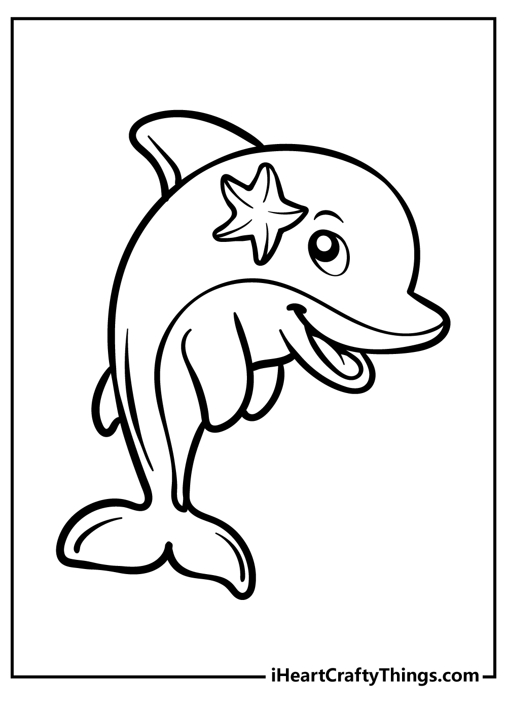 Dolphin Coloring Pages free printable