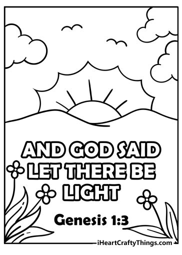 Bible Verse Coloring Pages (100% Free Printables)