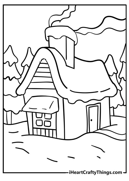 Printable House Coloring Pages (Updated 2022)