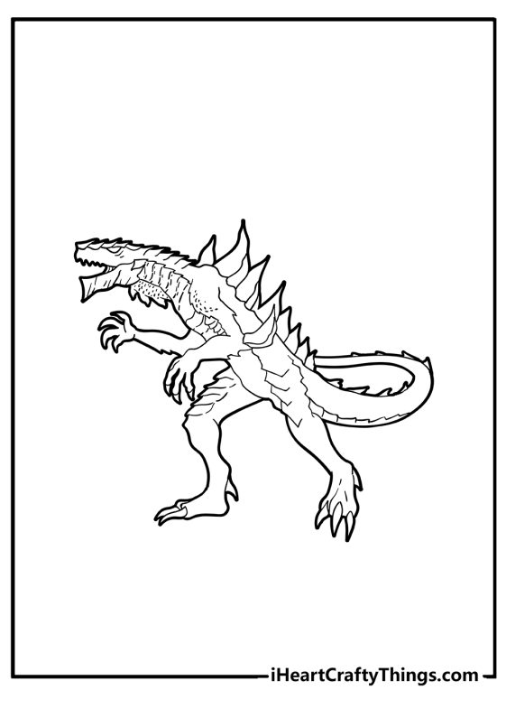 All New Godzilla Coloring Pages 2024 (100% Free Printables)