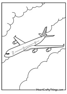 Airplane Coloring Pages (100% Free Printables)