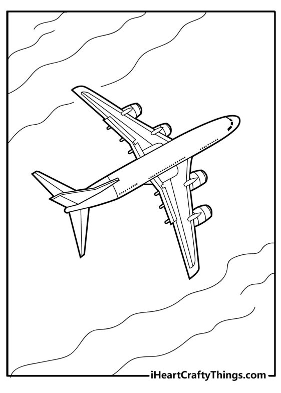 Airplane Coloring Pages (100% Free Printables)