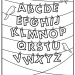 Alphabet Coloring Pages free printable