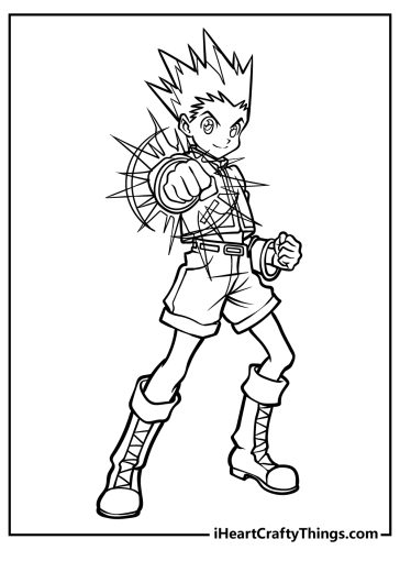 Anime Coloring Pages (100% Free Printables)