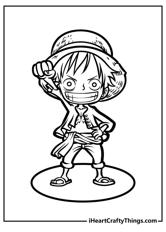 Anime Coloring Pages (100% Free Printables)