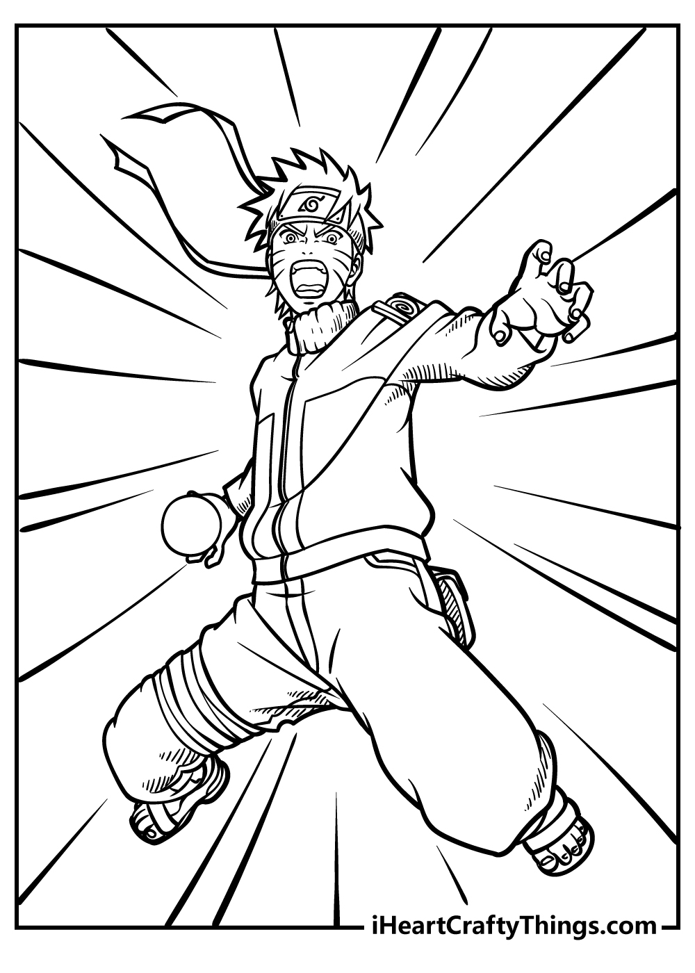 Anime Coloring Pages For Kids  Adults  World of Printables