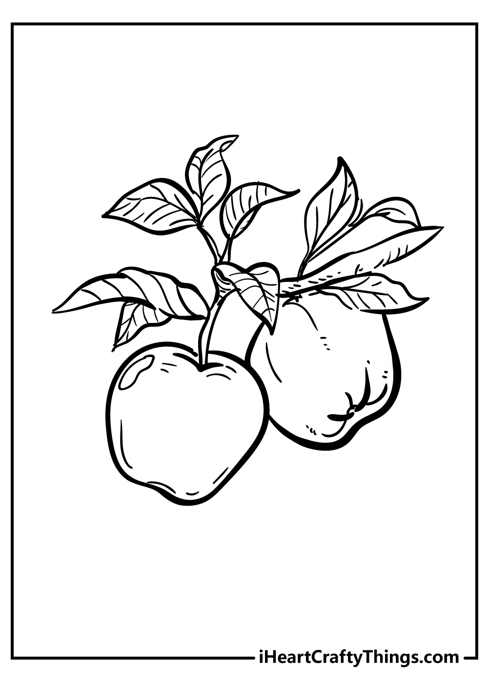 Apple Coloring Pages