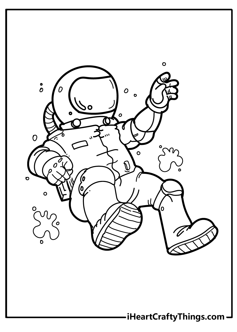 Astronaut Coloring Book for adults free download