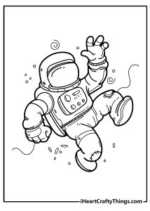 Astronaut Coloring Pages (100% Free Printables)