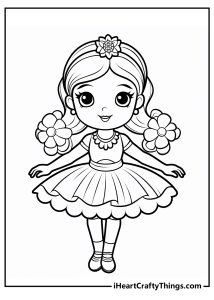 Ballerina Coloring Pages (100% Free Printables)