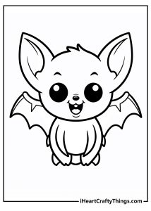 Bat Coloring Pages (100% Free Printables)