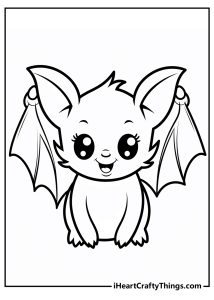 Bat Coloring Pages (100% Free Printables)