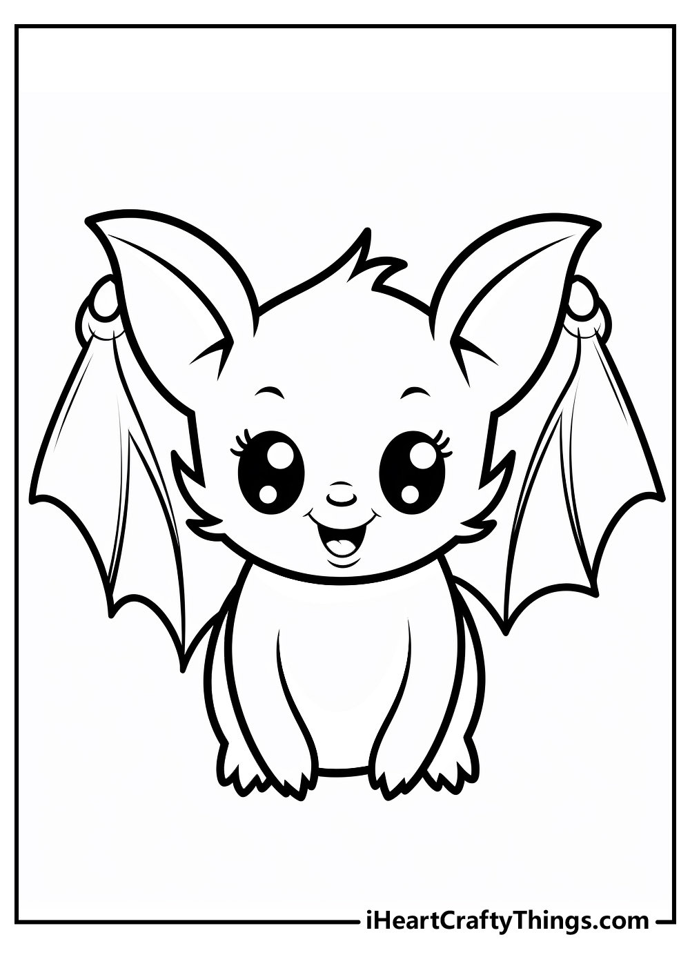 black-and-white bat coloring pages