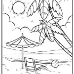 Beach Coloring Pages free printable