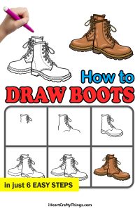 Boots Drawing - How To Draw Boots Step By Step