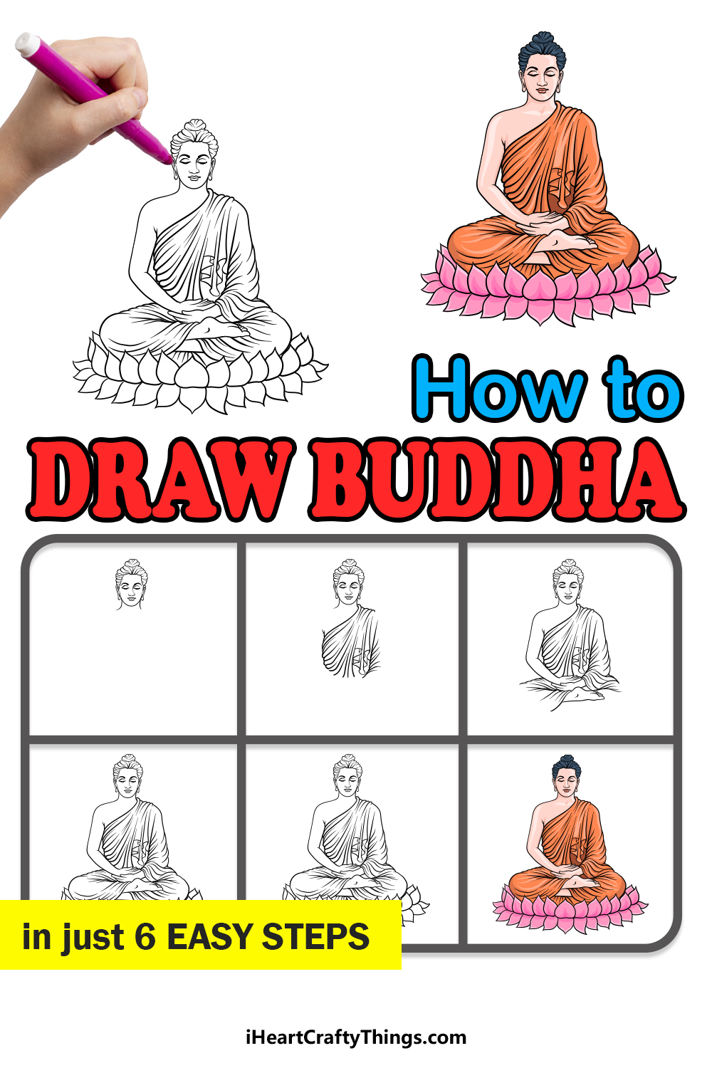 680 X 678 8 - Budda Drawing Easy - Free Transparent PNG Clipart Images  Download