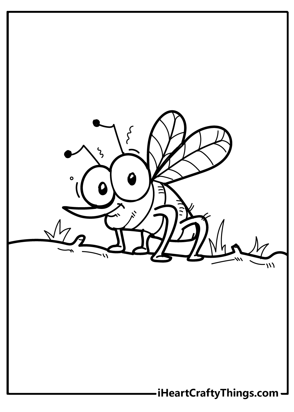 Bug Easy Coloring Pages