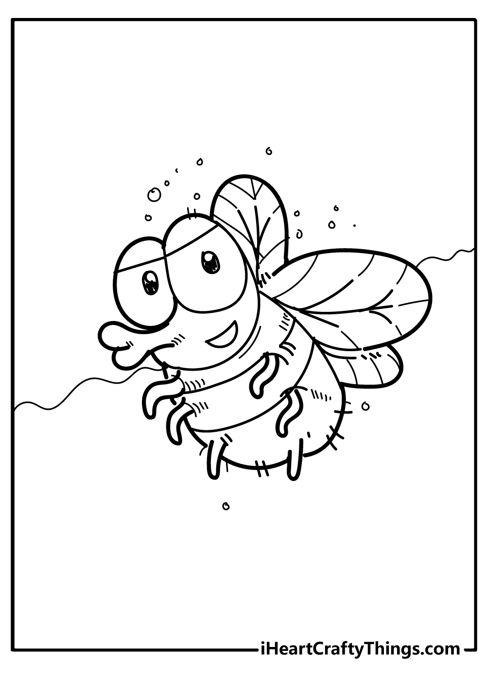 Bug Coloring Pages for preschoolers free printable