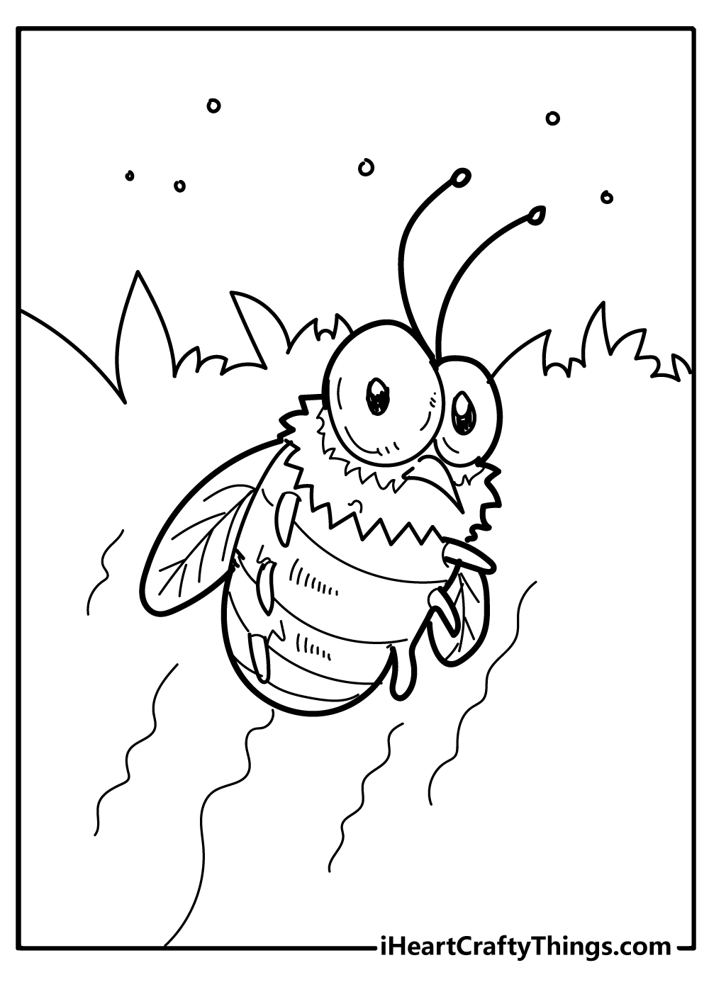 Bug Coloring Book for kids free printable