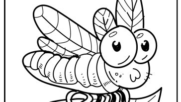 Bug Coloring Pages free printable