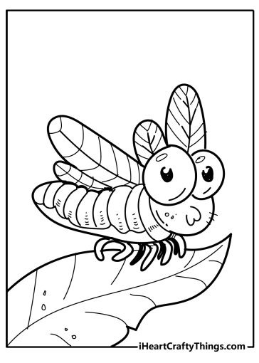 Bug Coloring Pages free printable