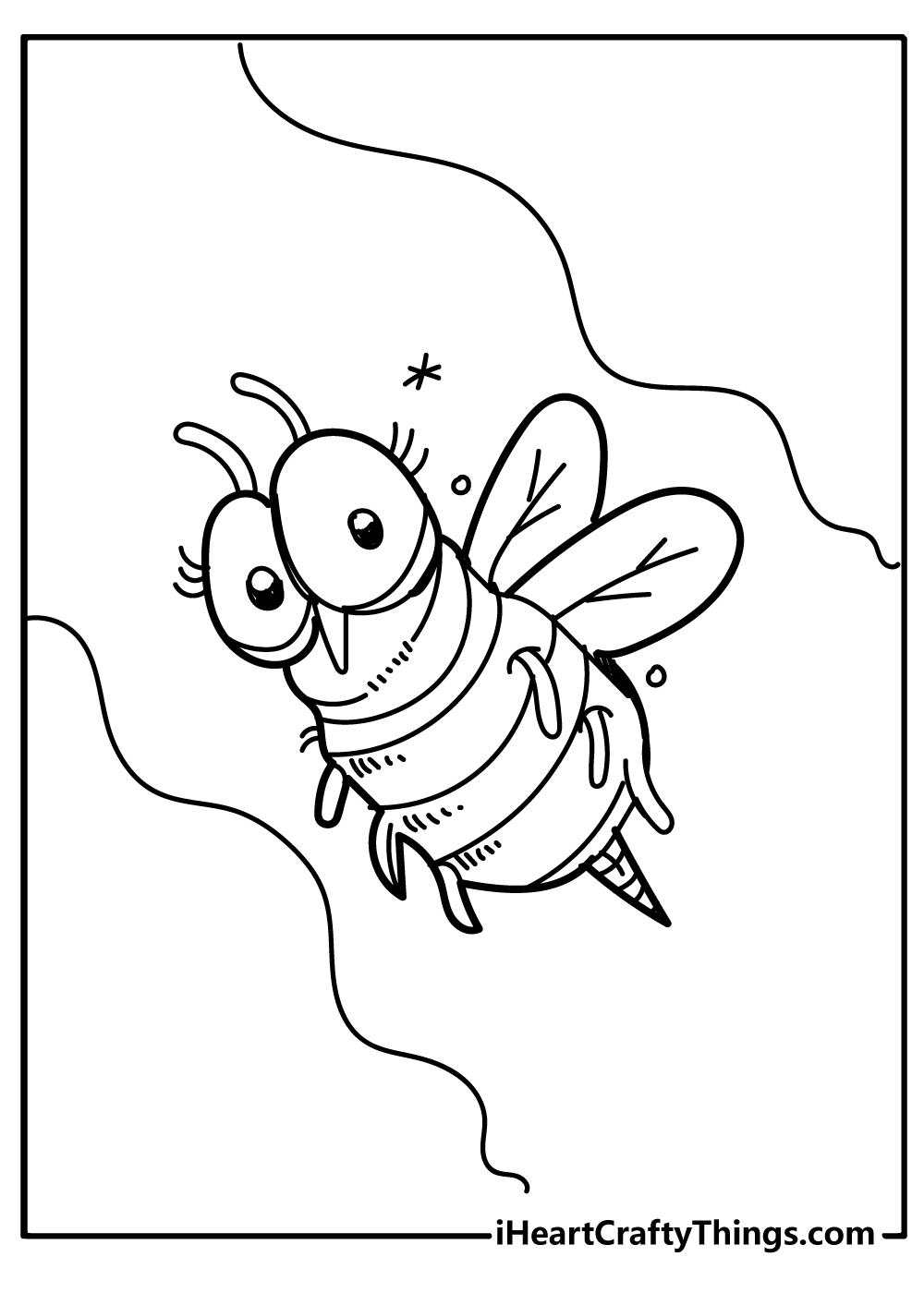 Bug Coloring Original Sheet for children free download