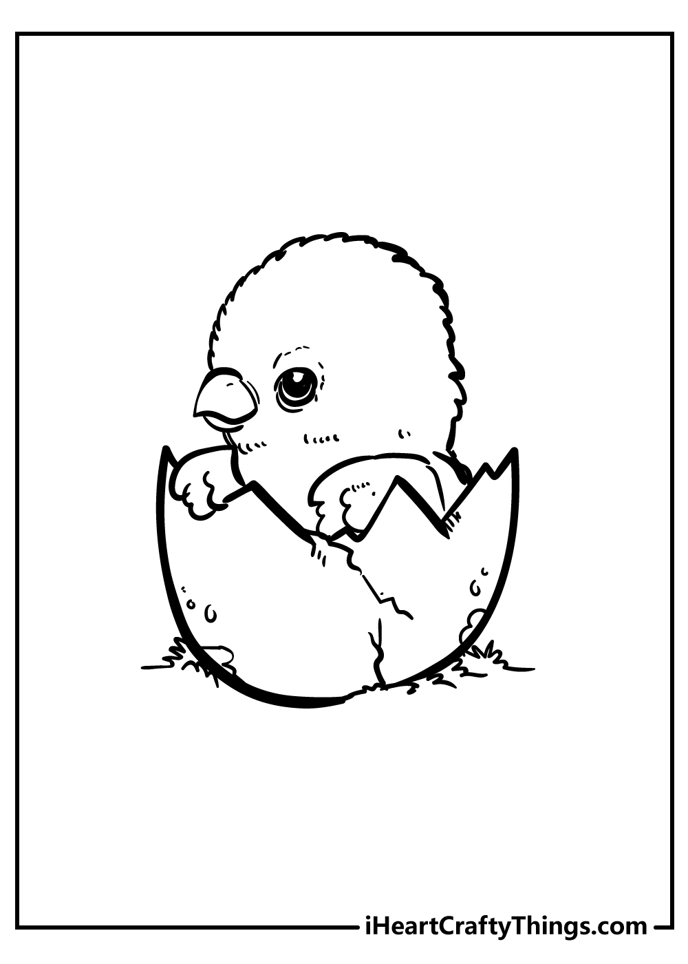 lettle Chicken Coloring Pages free download