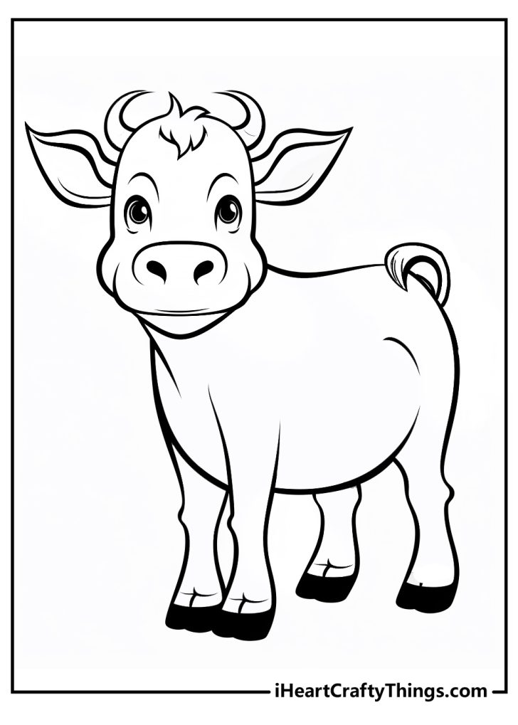 35 Cow Coloring Pages (100% Free Printables)