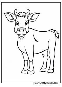 35 Cow Coloring Pages (100% Free Printables)