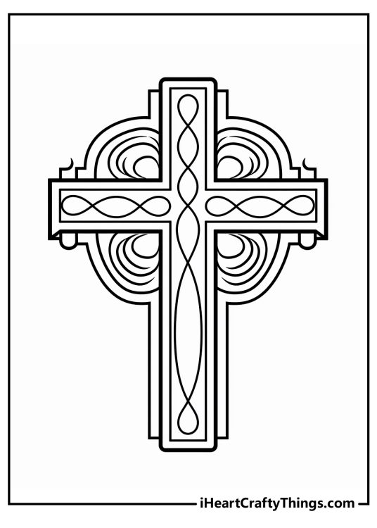 15 Free Cross Coloring Pages (Detailed PDF Printables)